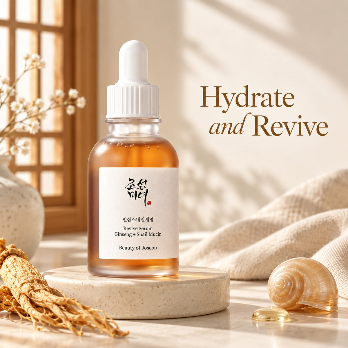 Beauty of Joseon Revive Serum: Ginseng + Snail Mucin 60mL