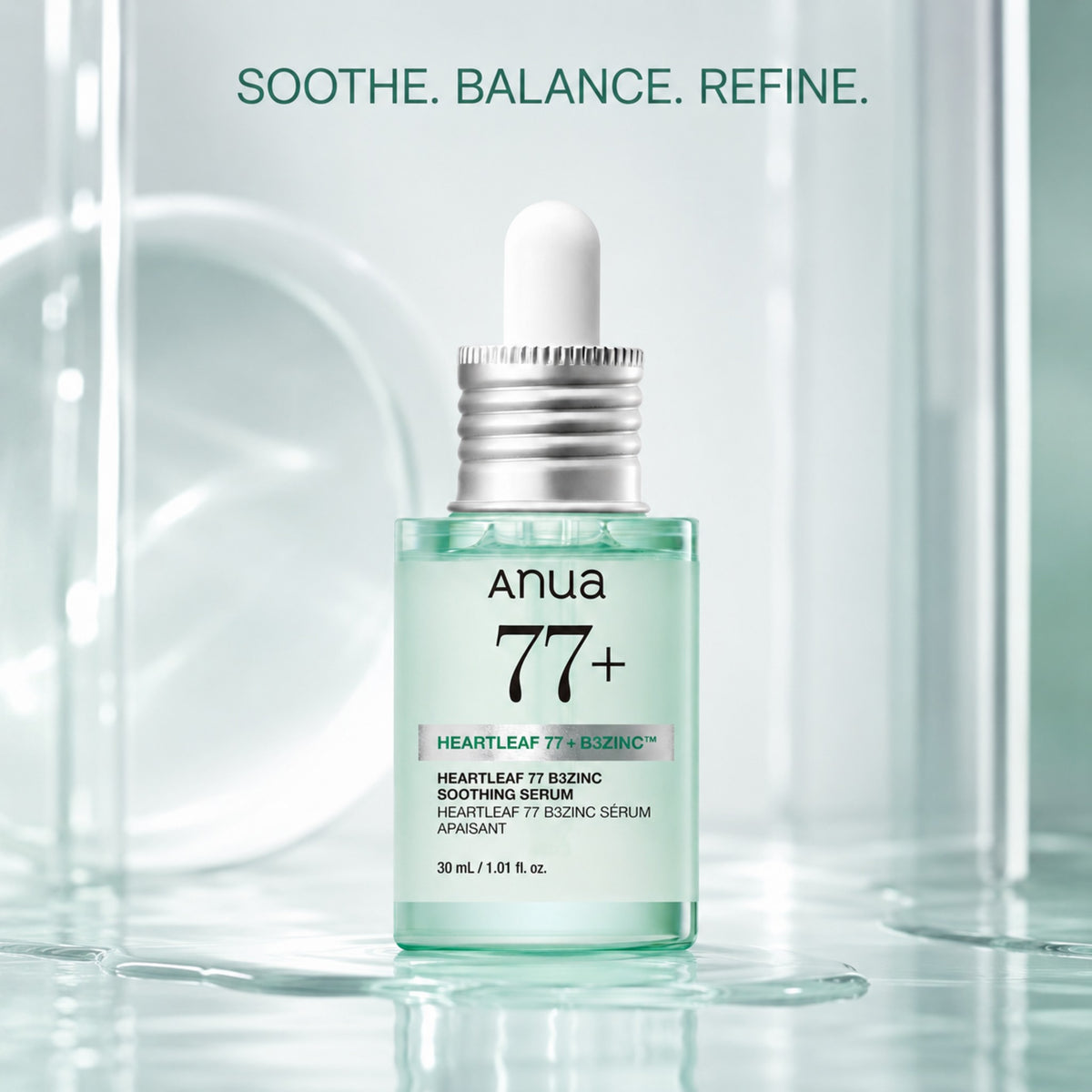 Anua Heartleaf 77 B3Zinc Soothing Serum 30ml
