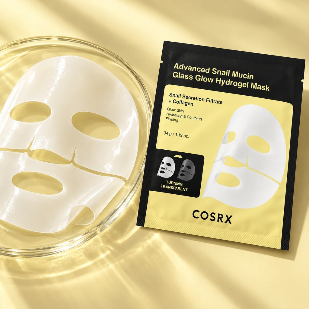 COSRX Advanced Snail Mucin Glass Glow Hydrogel Mask 3 Sheets
